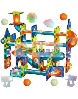 Магнитни блокчета 3D писта с топки 110 части